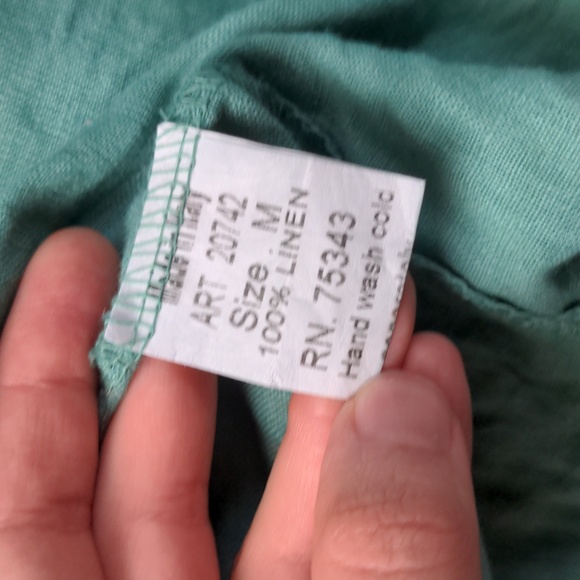 Italian linen shift dress - Picture 6 of 6